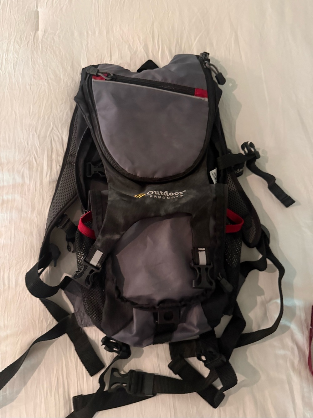 Outdoor Products Men's Gray and Black Hiking Backpack